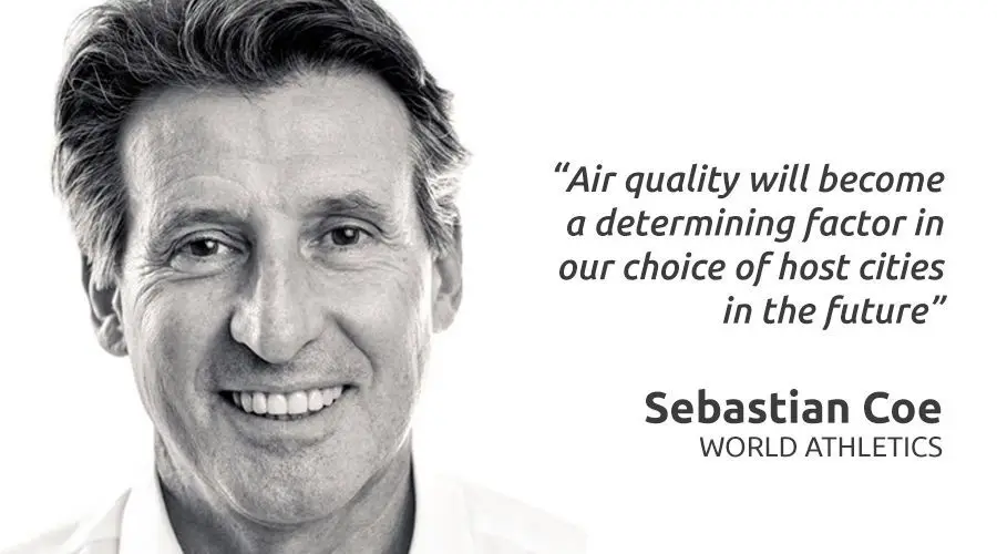 Air quality will become a determining factor in our choice of host cities in the future