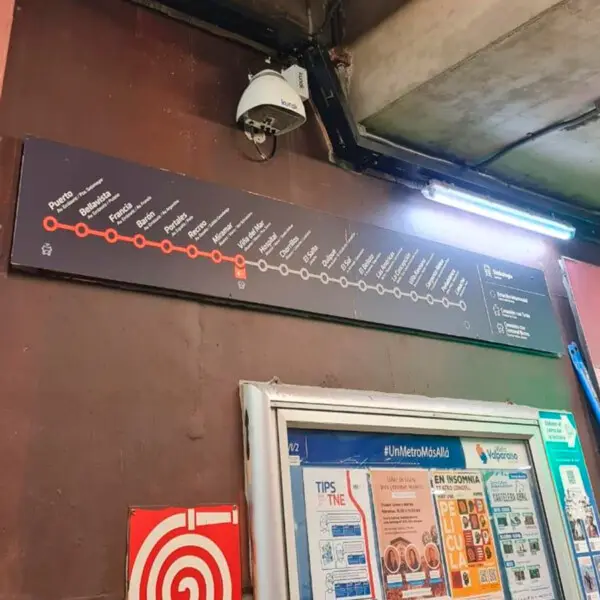 Monitorización de gases y partículas en el metro de Valparaíso