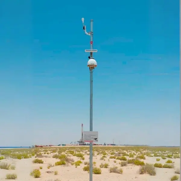 Ambient air monitoring at an oil & gas facility