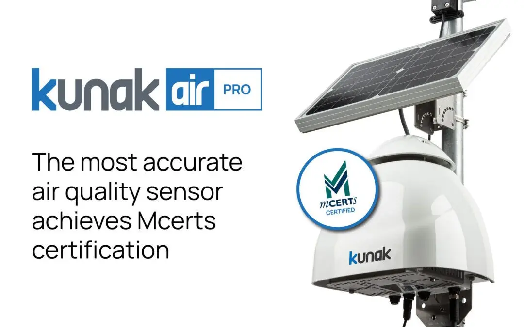 Kunak AIR Pro: The most accurate air quality sensor achieves MCERTS certification