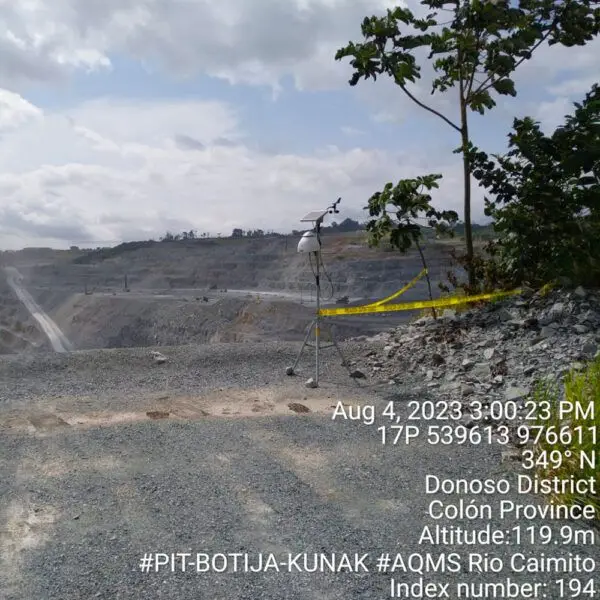 Red de vigilancia ambiental en la mina de cobre de First Quantum Minerals - Kunak