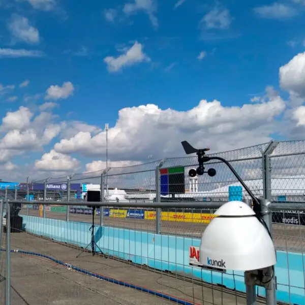 Air quality monitoring in formula E Berlin E-Prix 2021 - Kunak
