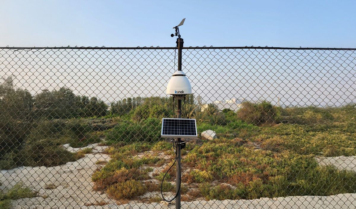 Surveillance périmétrique de la qualité de l'air extérieur avec une station Kunak AIR Pro à Abou Dabi - Kunak