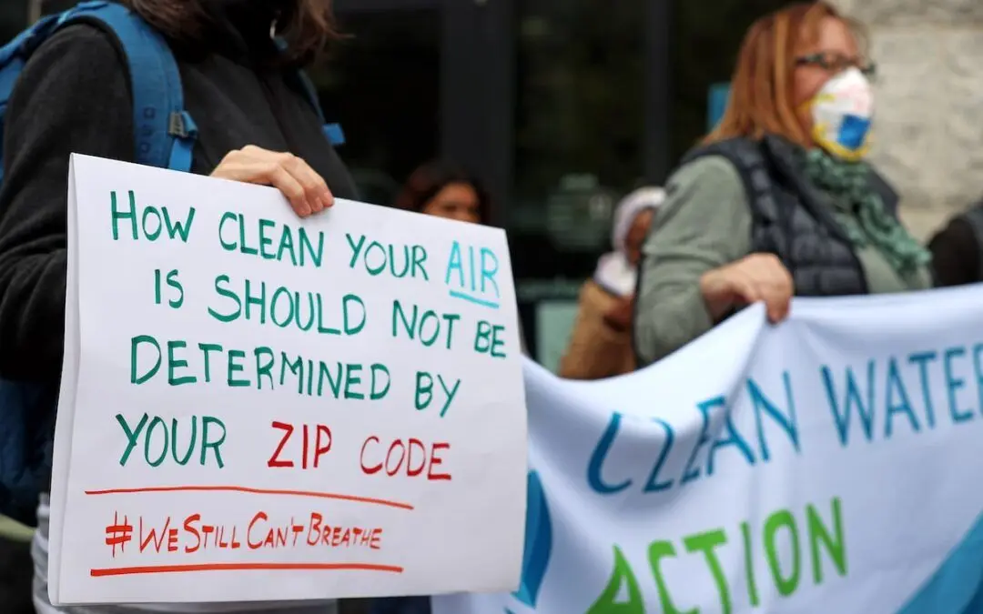 Air quality in communities, an environmental justice issue