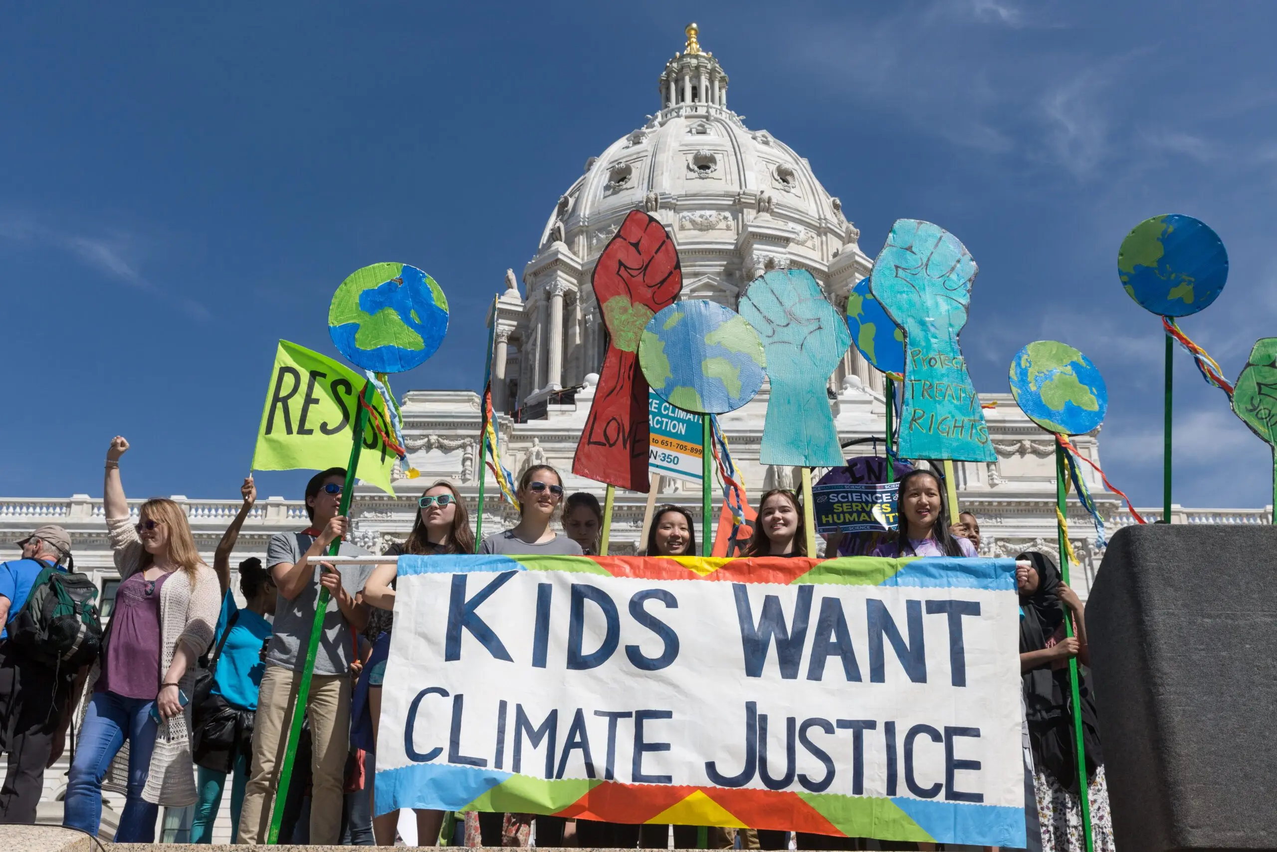 Children demand climate justice - Kunak