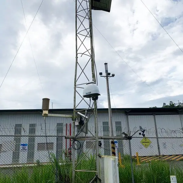 Dust monitoring network at Barrick's Pueblo Viejo gold mine - Kunak