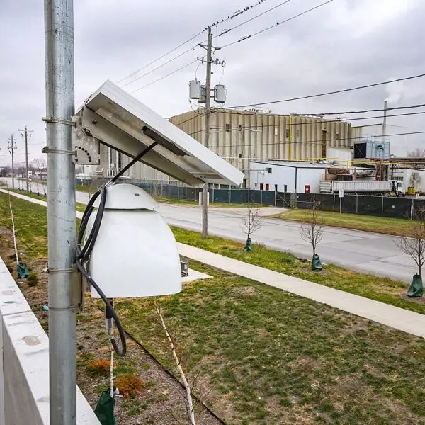 Red de control de la contaminación por malos olores en Des Moines, Iowa