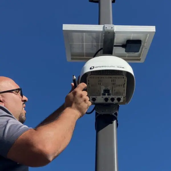 Red de control de la contaminación por malos olores en Des Moines, Iowa