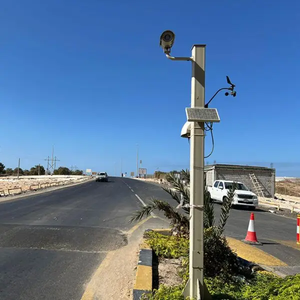 Red de monitorización de la calidad del aire en la planta de fertilizantes de Lifeco en Libia