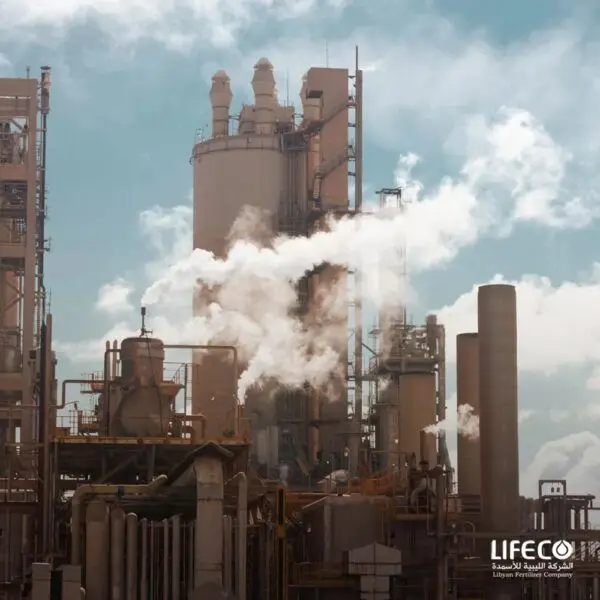 Red de monitorización de la calidad del aire en la planta de fertilizantes de Lifeco en Libia