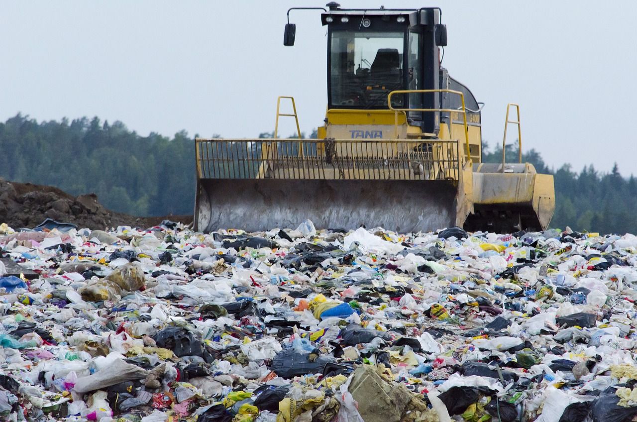 Movement of waste at municipal landfill- Kunak