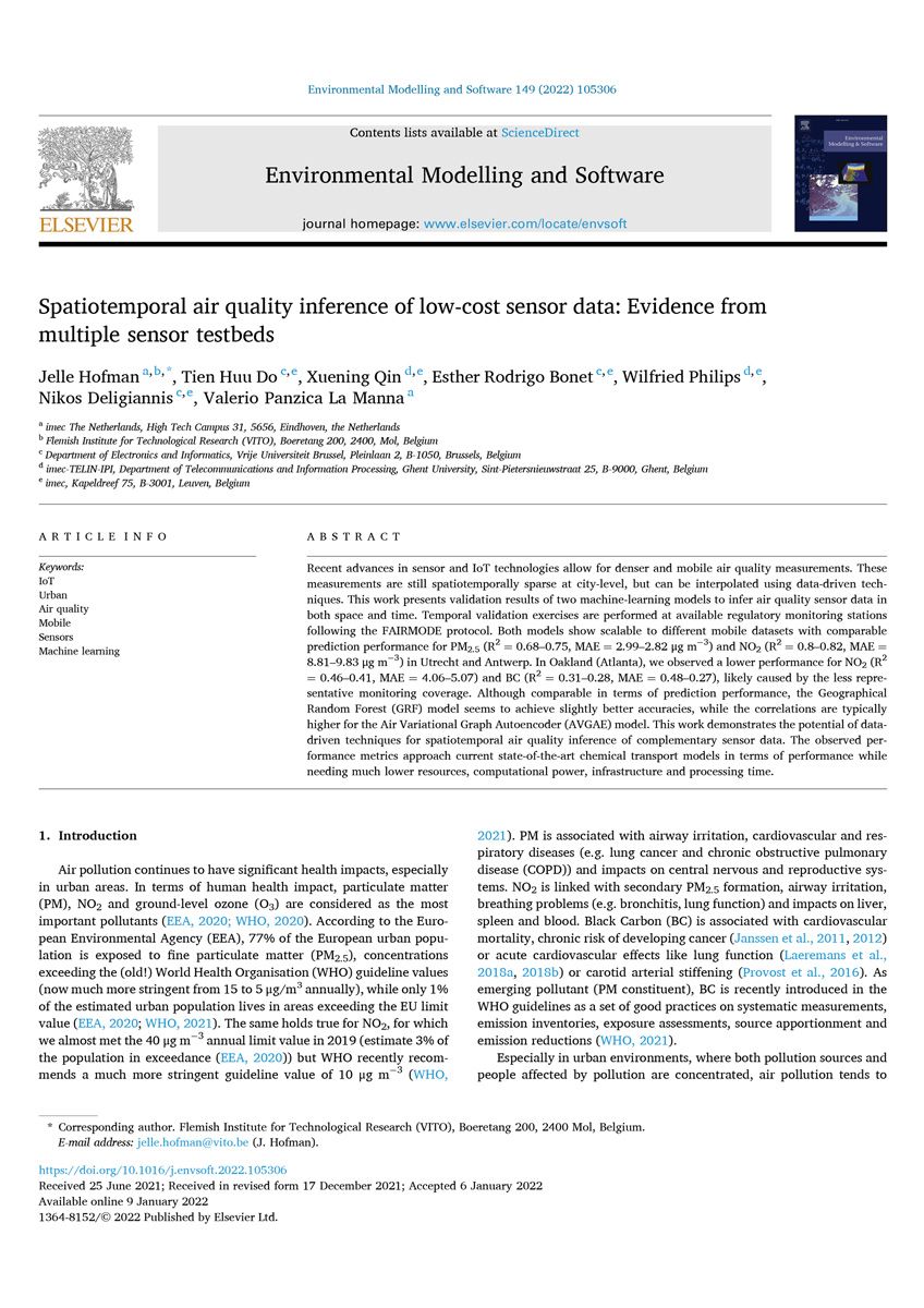 Spatiotemporal-air-quality-inference-of-low-cost-sensor-data-Evidence-from Spatiotemporal air quality inference of low-cost sensor data: Evidence from
multiple sensor testbeds