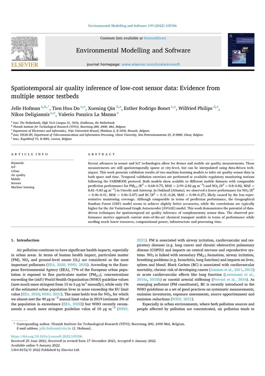 Spatiotemporal air quality inference of low-cost sensor data: Evidence from multiple sensor testbeds