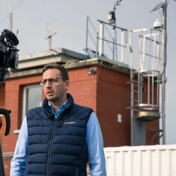 Monitorización de calidad del aire en el puerto de Le Havre para medir contaminantes en tiempo real - Kunak