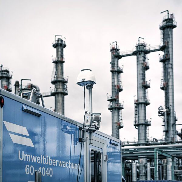 Air quality monitoring at BASF's chemical plant in Ludwigshafen (Germany) - Kunak