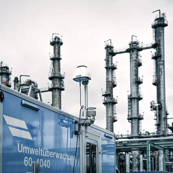 Air quality monitoring at BASF's chemical plant in Ludwigshafen (Germany) - Kunak