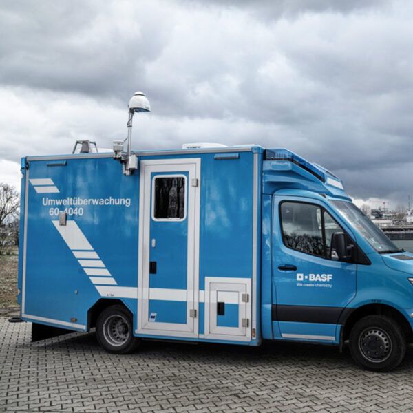 Air quality monitoring at BASF's chemical plant in Ludwigshafen (Germany) - Kunak