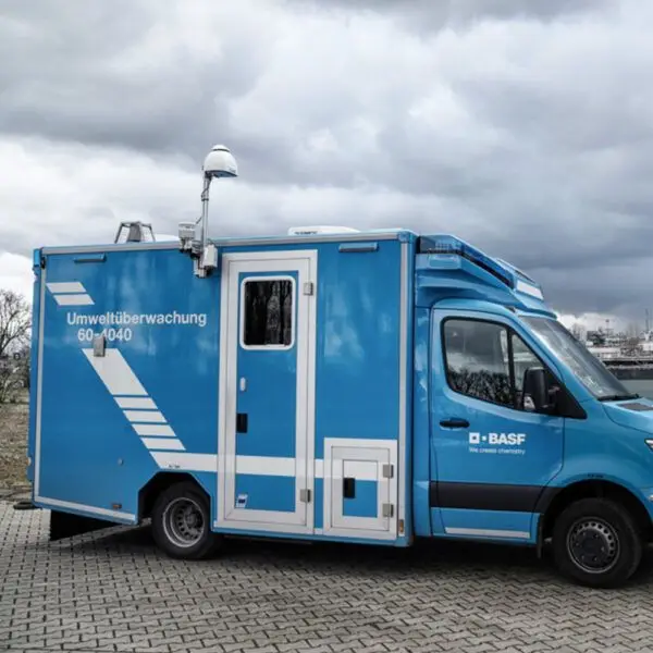 Air quality monitoring at BASF's chemical plant in Ludwigshafen (Germany) - Kunak