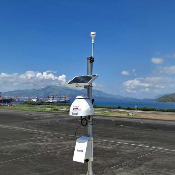 Estación Kunak AIR Pro monitorizando la calidad del aire y el ruido en el Aeropuerto Internacional de Subic Bay (Filipinas) - Kunak