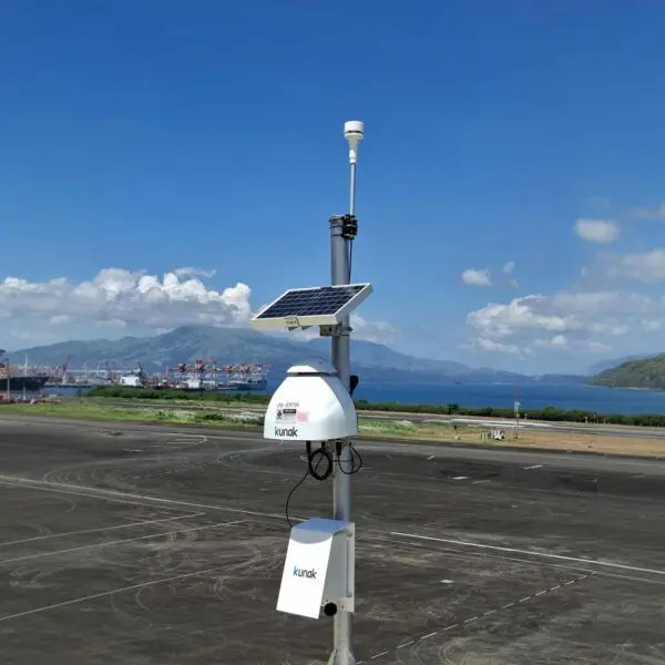 Estación Kunak AIR Pro monitorizando la calidad del aire y el ruido en el Aeropuerto Internacional de Subic Bay (Filipinas) - Kunak