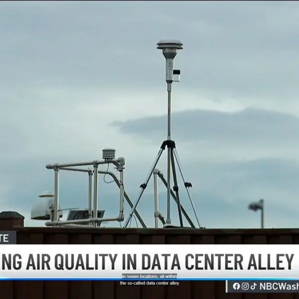 Monitorización de la calidad del aire en el corredor de centros de datos de Virginia - Kunak