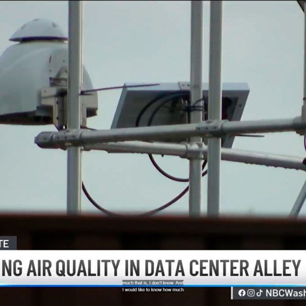 Monitorización de la calidad del aire en el corredor de centros de datos de Virginia - Kunak