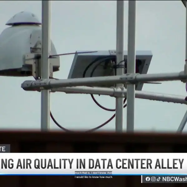 Monitorización de la calidad del aire en el corredor de centros de datos de Virginia - Kunak