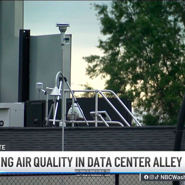 Monitorización de la calidad del aire en el corredor de centros de datos de Virginia - Kunak
