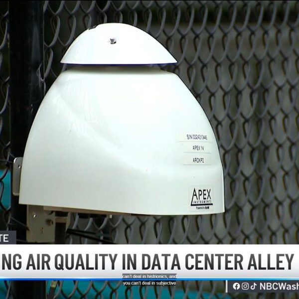 Monitorización de la calidad del aire en el corredor de centros de datos de Virginia - Kunak