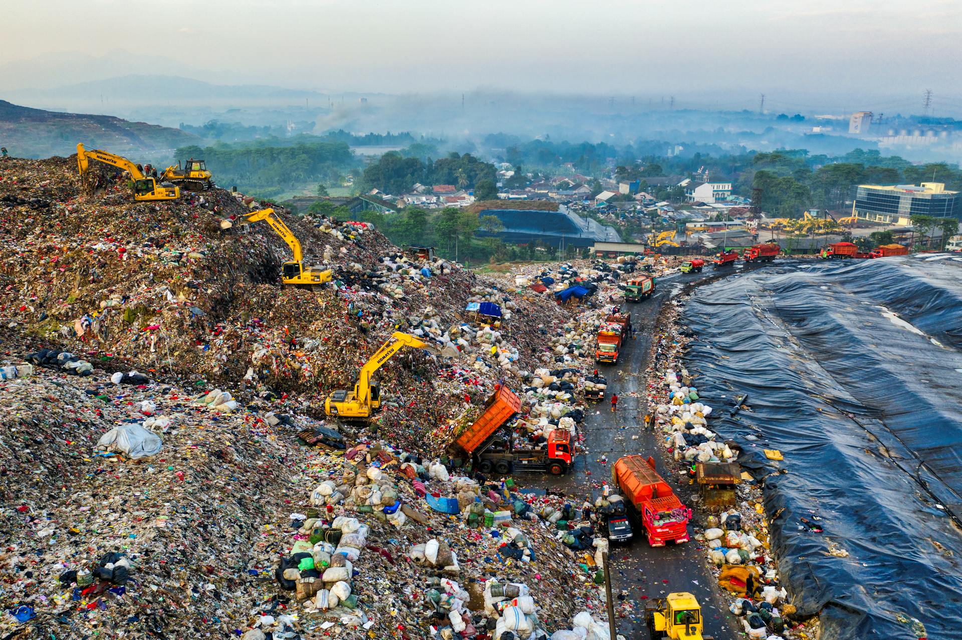 At contaminated sites such as capped landfill areas, active remediation mobilises pollutants that must be monitored in real time. - Kunak