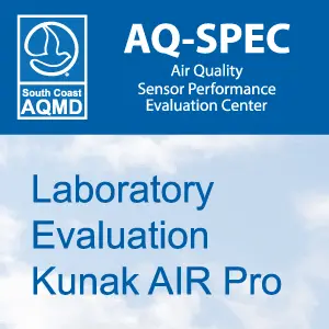 AQ-SPEC independent field evaluation of Kunak AIR Pro (PDF)